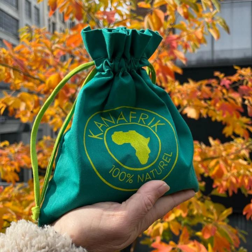 KANAFRIK GREEN REUSABLE POUCH