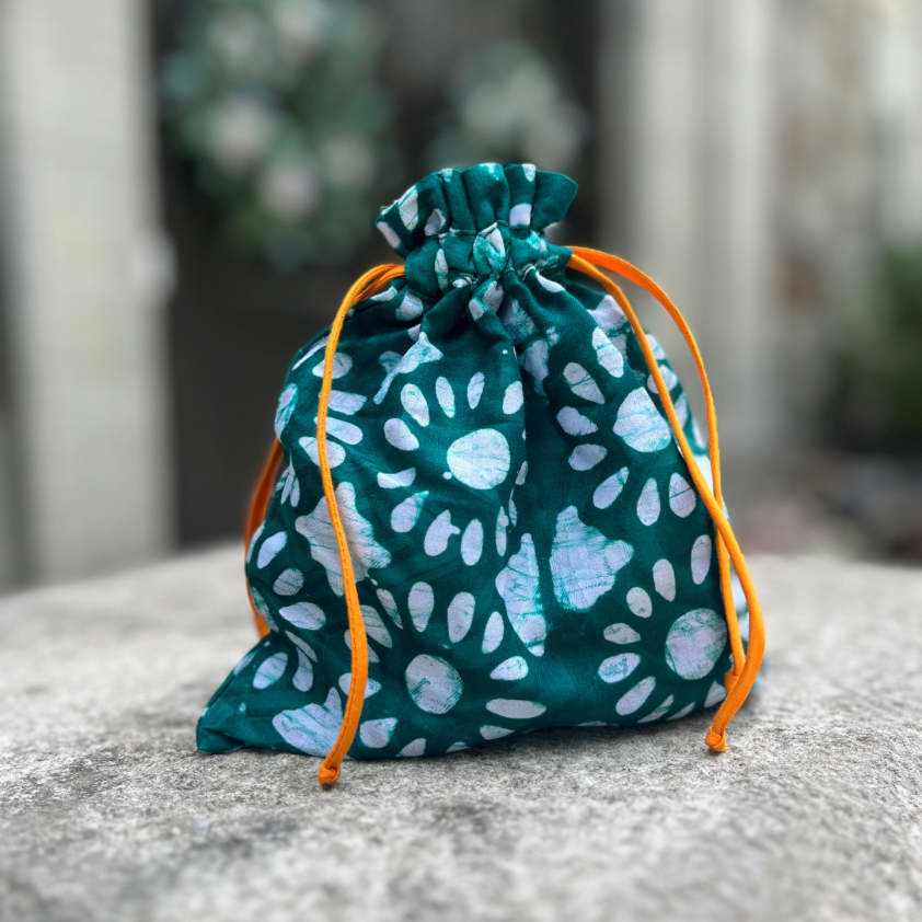 Green Florine pouch